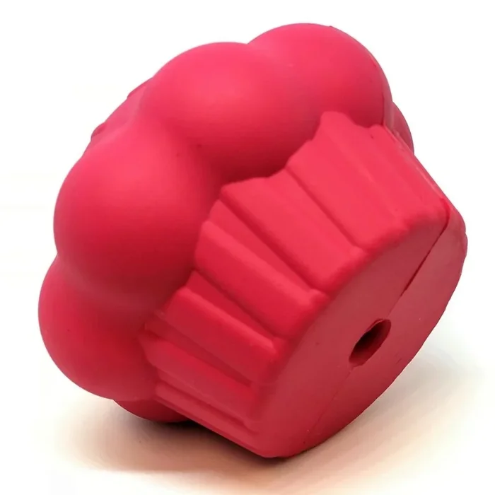 Cupcake Durable Rubber Dog Chew Toy & Treat Dispenser