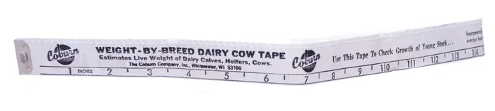Dairy Cow Weigh Tape