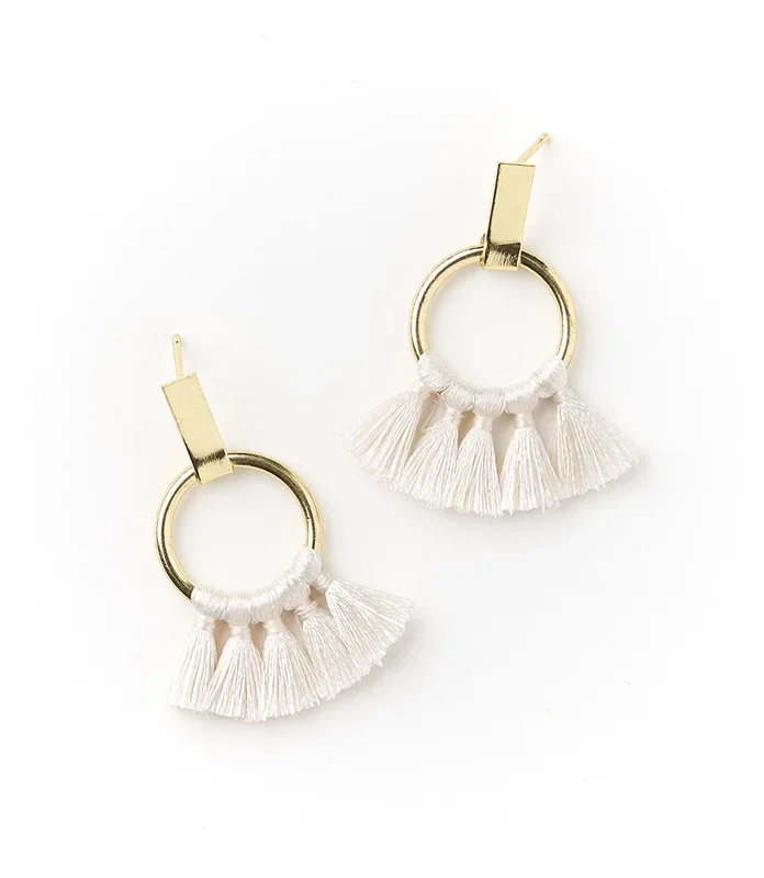 Danu Earrings – Pearl Hoop