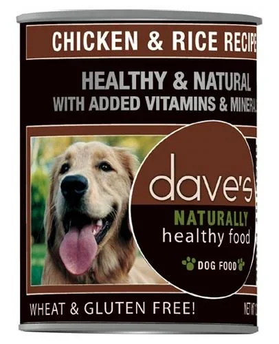 Dave’s Naturally Healthy Chicken & Rice Canned Dog Food