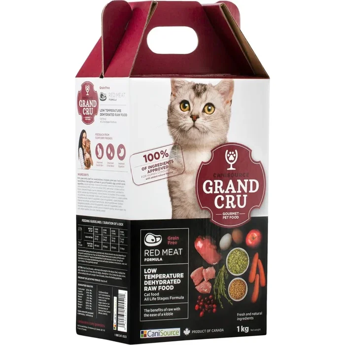 Dehydrated Raw Cat Food – GRAND CRU – Grain Free Red Meat Formula