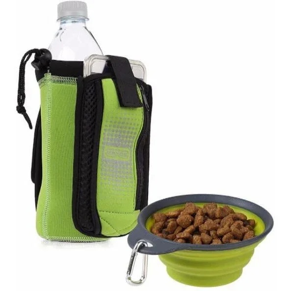 Dexas – Insulated Bottle Holder with Travel Bowl