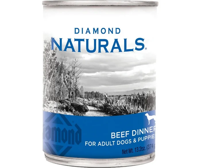 Diamond, Naturals – All Dog Breeds, All Life Stages Beef Dinner Canned Dog Food