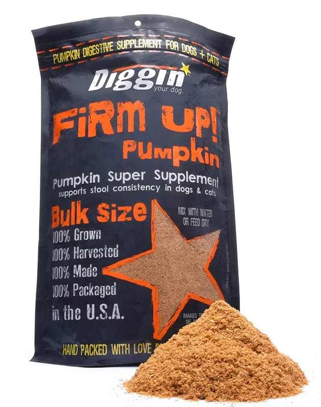 Diggin’ Your Dog Firm Up! — Dehydrated Pumpkin & Apple Fiber Supplement for Digestive Support