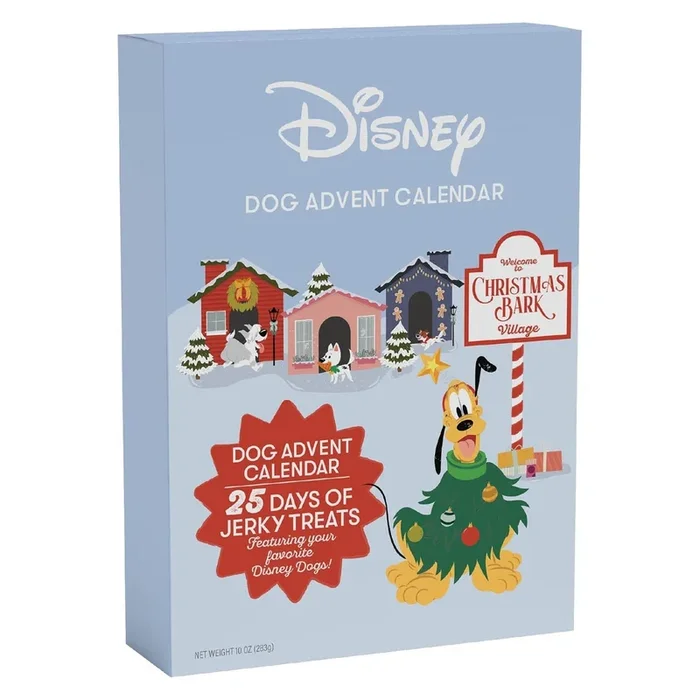 Disney Christmas Bark Advent Calendar, 10 oz – 25 Days of Healthy Soft Jerky Dog Treats