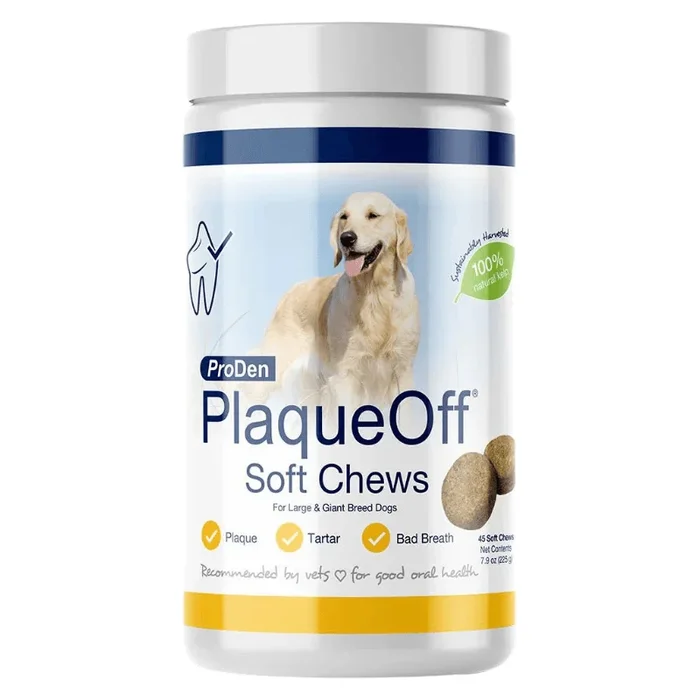 Dog Dental Care – PlaqueOff Soft Chews For Large & Giant Breed Dogs