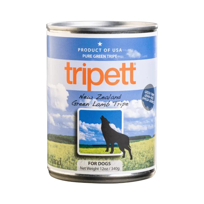 Dog Food Booster – Tripett – New Zealand Lamb Tripe – 12 oz