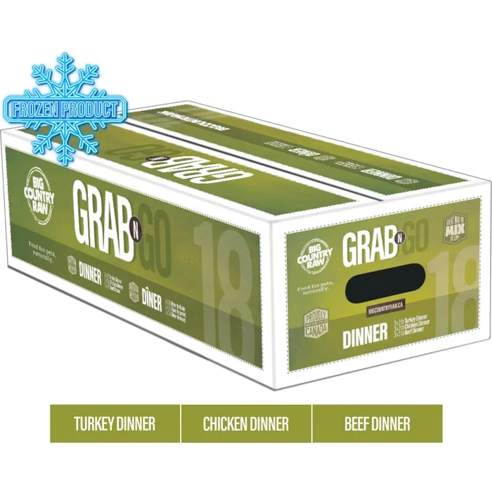 Dog Frozen Raw – Grab N Go Dinner 18