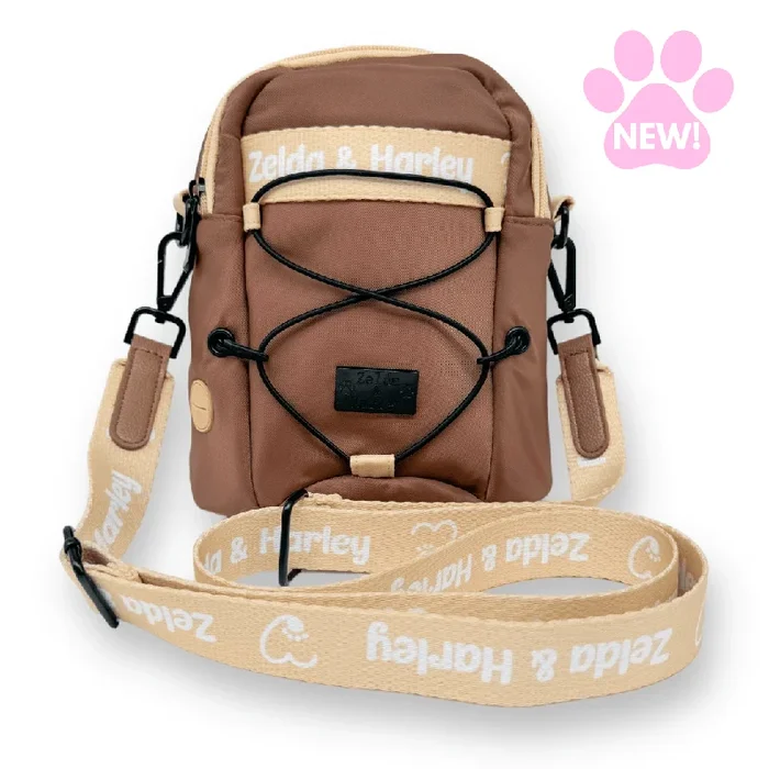 Dog Mom Bag – Mocha and Cream