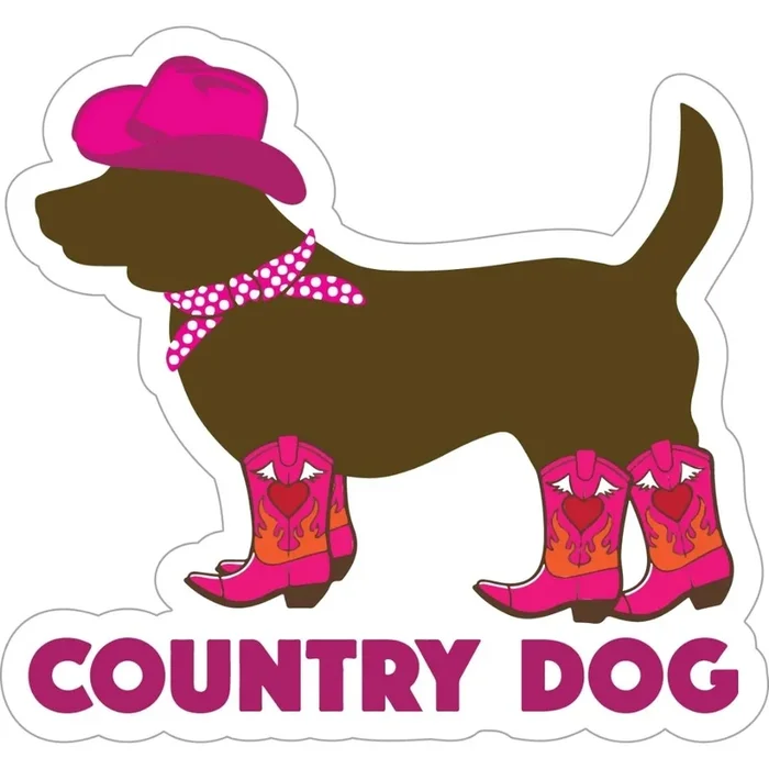 Dog Speak – Decal Country Dog