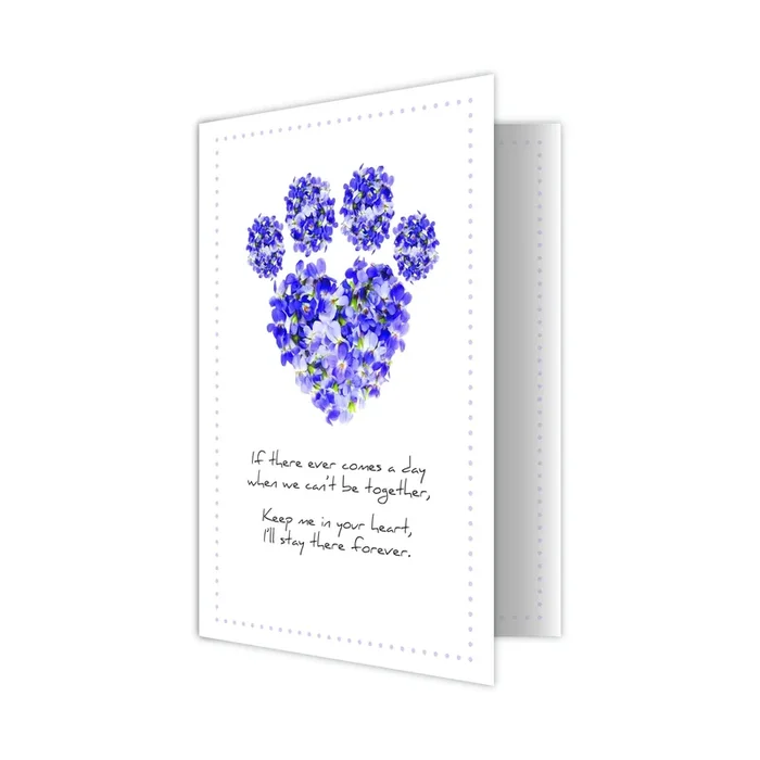 Dog Speak “If There Ever Comes A Day” Sympathy Card