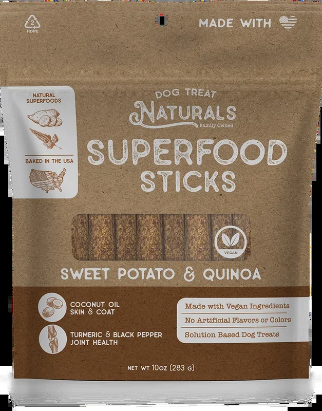 Dog Treat Naturals Sweet Potato & Quinoa Superfood Sticks Dog Treats
