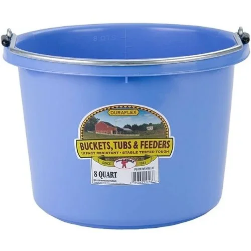 DuraFlex Plastic Bucket – 8 quart