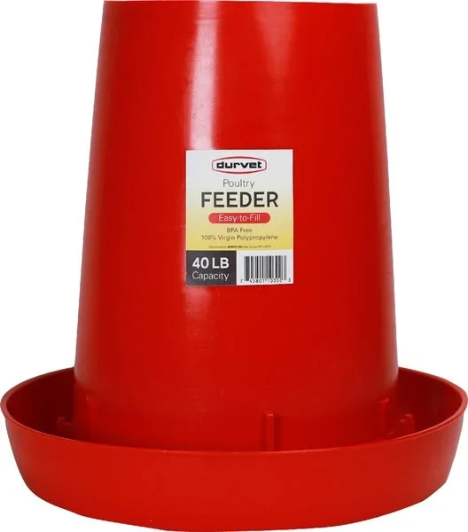 Durvet Poultry Feeder Multi sizes available