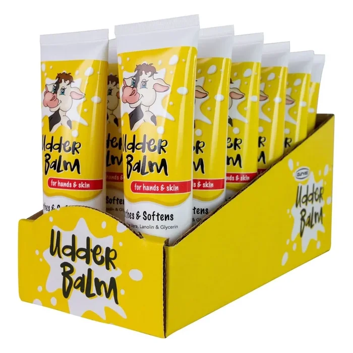 Durvet Udder Balm for Hand & Skin 3 oz. Soothe Irritated Skin 12-Pack