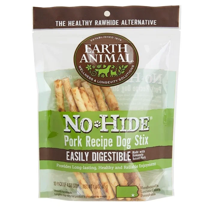 Earth Animal No-Hide Pork Stix Dog & Cat Chews