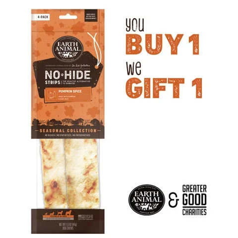 Earth Animal No-Hide® Seasonal Collection Pumpkin Spice Strips Dog Treats