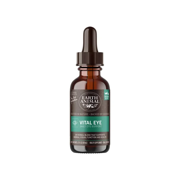 Earth Animal Organic Herbal Remedies Vital Eye Tincture for Dogs