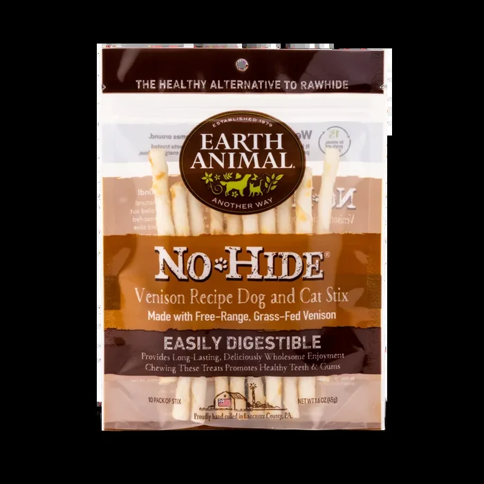 Earth Animal Venison No-Hide Dog and Cat Stix