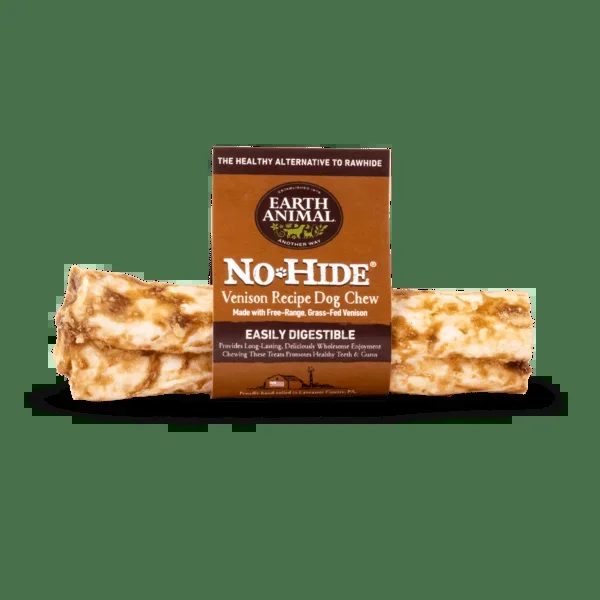 Earth Animal Venison No-Hide Wholesome Medium Dog Chews
