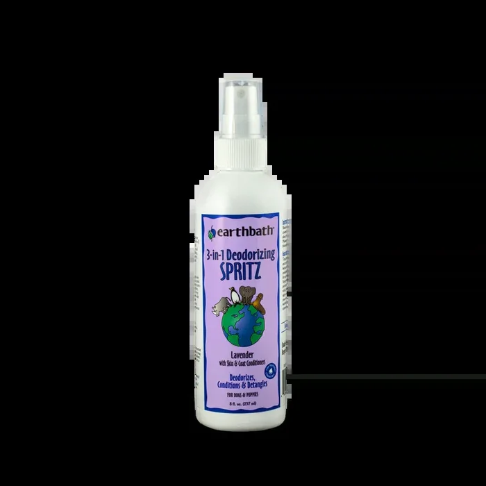 Earthbath 3-In-1 Dog Deodorizing Spritz Lavender Scent 8-oz, Deodorizing Spray