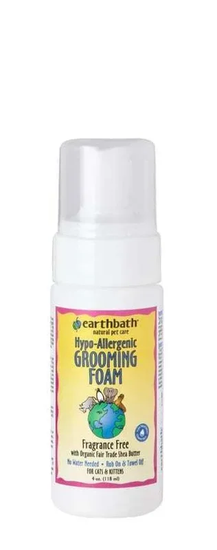 EarthBath Cat Grooming Foam Hypo-Allergenic 4oz