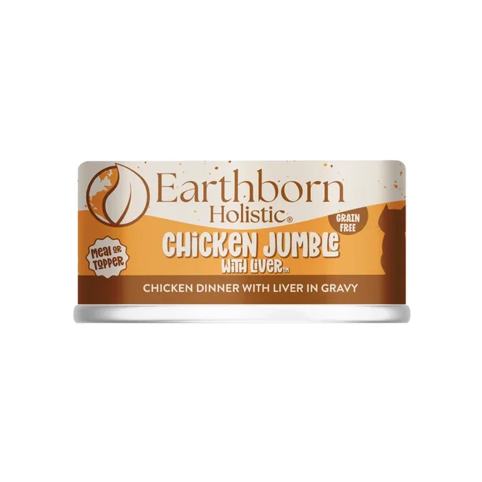 Earthborn Holistic Grain Free Chicken Jumble with Liver Wet Cat Food