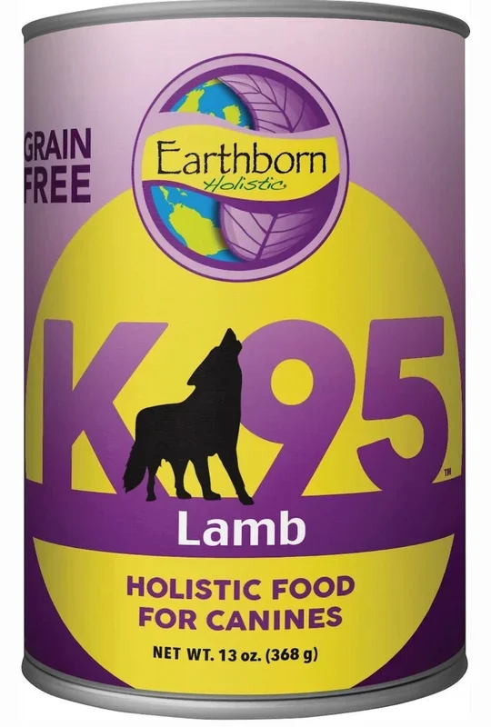 Earthborn Holistic K95 Lamb Recipe Grain-Free Canned Dog Food, 13-oz