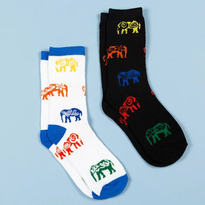Elephant Love Socks – Set of 2