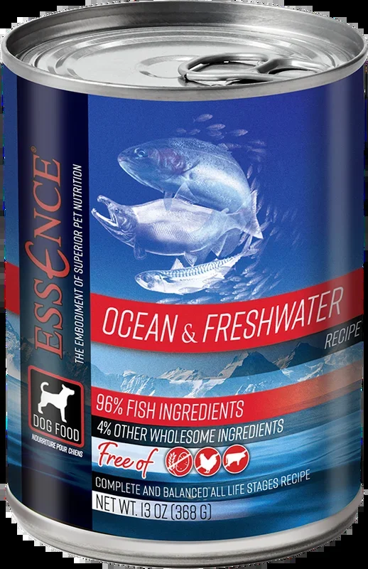 Essence Grain Free Ocean & Freshwater Recipe Canned Dog Food
