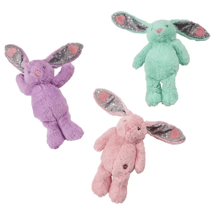 Ethical Pet SPOT Soothers Heartbeat Bunny 12″ Dog Toy