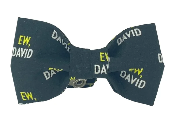 Ew, David Schitts Creek Dog Bow Tie – 982