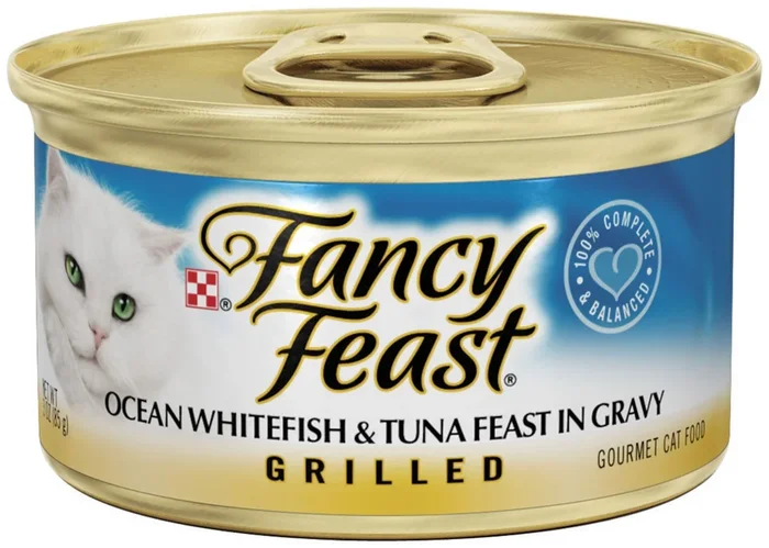 Fancy Feast Grilled Ocean Whitefish and Tuna Canned Cat Food