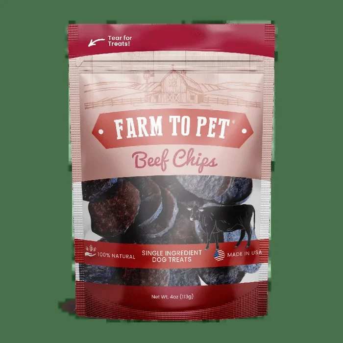 Farm to Pets – Beef Chips Dog Treats