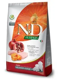 Farmina Dog Dry PUMPKIN GF Chicken & Pomegranate Puppy Medium Maxi 26.4#