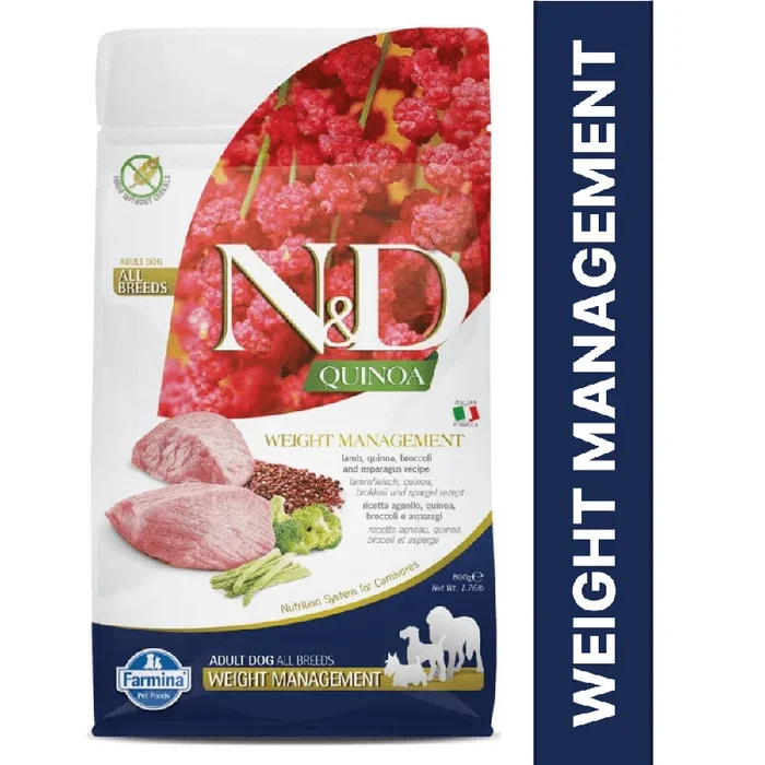 Farmina N&D Quinoa Weight Management Grain Free Medium & Maxi Adult Dog Dry Food