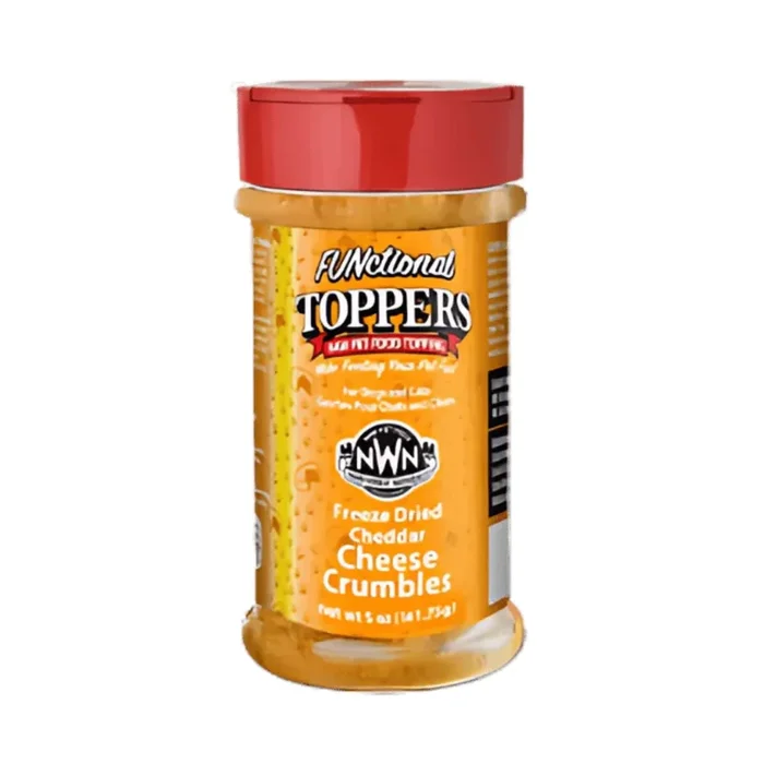 Feeze Dried FUNCTIONAL Food Topper for Dogs & Cats – Cheese Crumbles – 5 oz