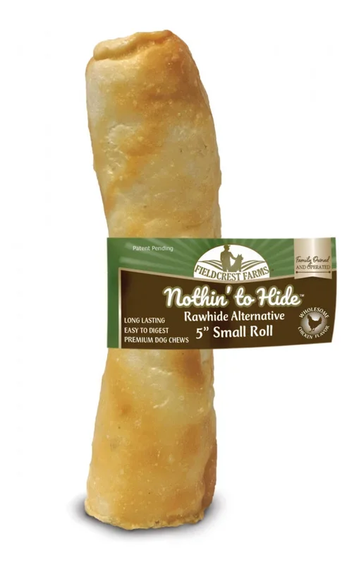 Fieldcrest Farms Nothin’ to Hide Small Roll Chicken Dog Chews