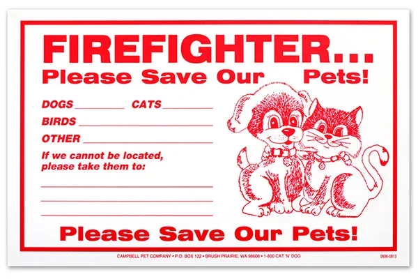 Firefighter Signs (5″ x 8″)