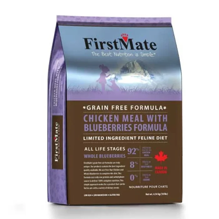 FirstMate Cat Limited Ingredient Grain Free Chicken Blueberry 3.96lbs