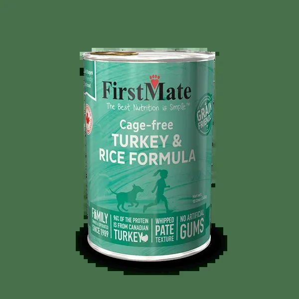 FirstMate Pet Foods Cage-free Turkey & Rice Formula for Dogs Canned Dog Food