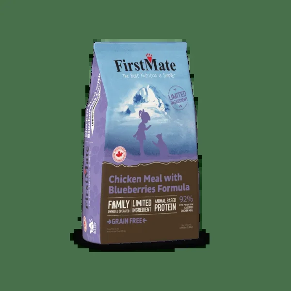 FirstMate Pet Foods Chicken Meal With Blueberries Formula for Cats Dry Food