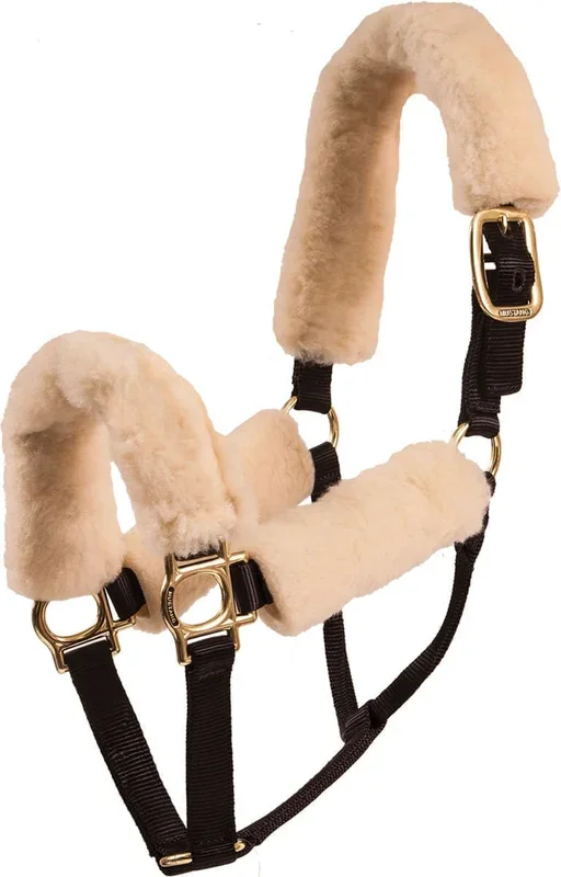 Fleece Halter Cover Set, Natural