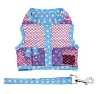 Flip Flop Cool Mesh Dog Harness Pink and Blue – Doggie Design