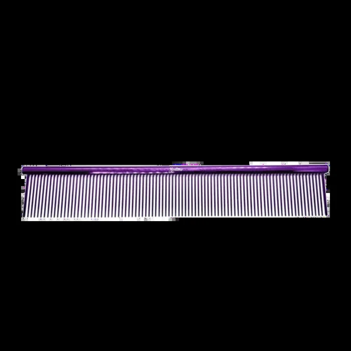 Fluffing Finishing Comb Metallic Purple 9″ by Zolitta