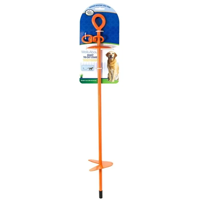 Four Paws – Walk-About Giant Dog Tie-Out Stake