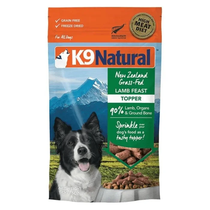 Freeze Dried Dog Food Topper – Lamb Feast – 5 oz