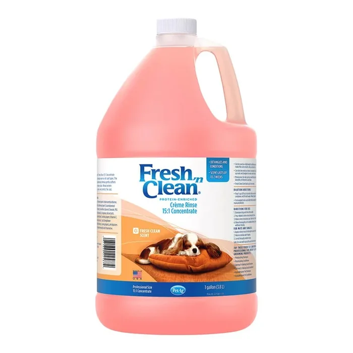 Fresh ‘n Clean Creme Rinse, 15:1, Fresh Floral Scent, Gallon