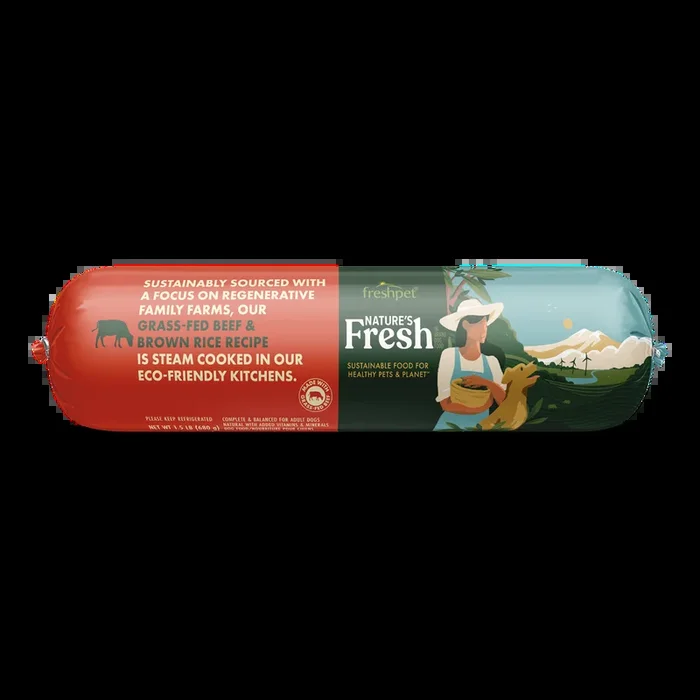 Freshpet Nature’s Fresh® Beef Recipe with Garden Vegetables & Grains