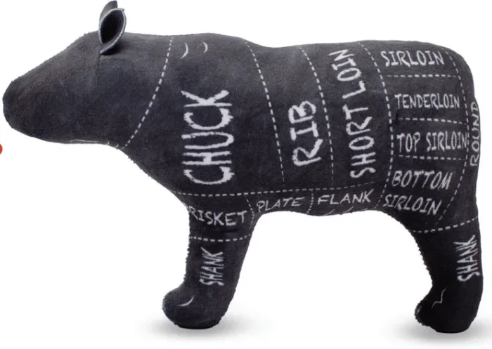 Fringe Let’s Meat Up Plush Dog Toy